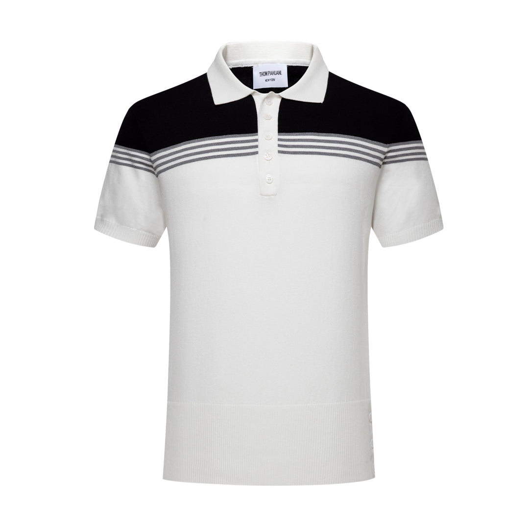 Thom Browne Men's Wool Polo Shirt