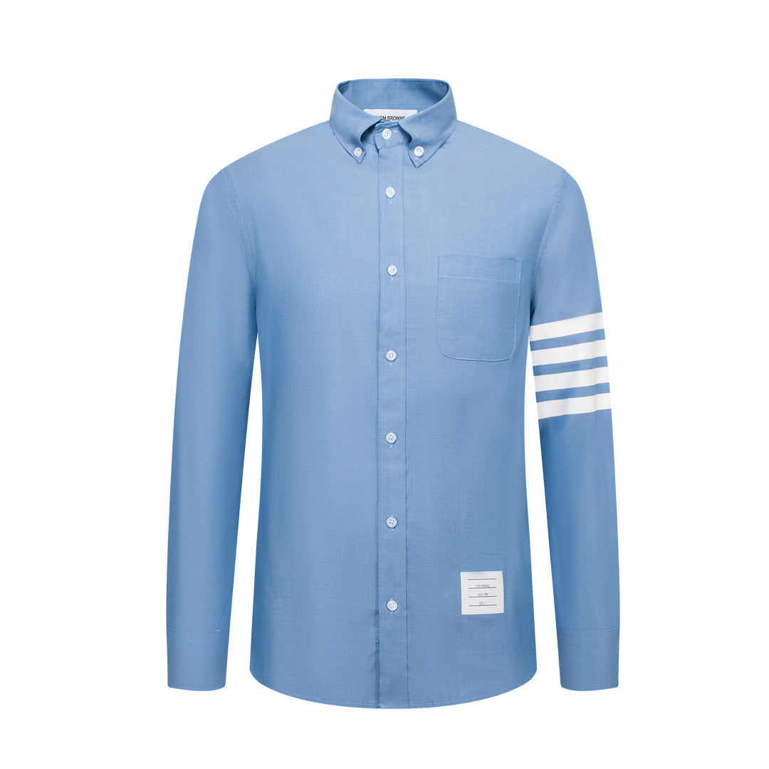 Thom Browne Spring Summer Men's Solid Cotton Shirt
