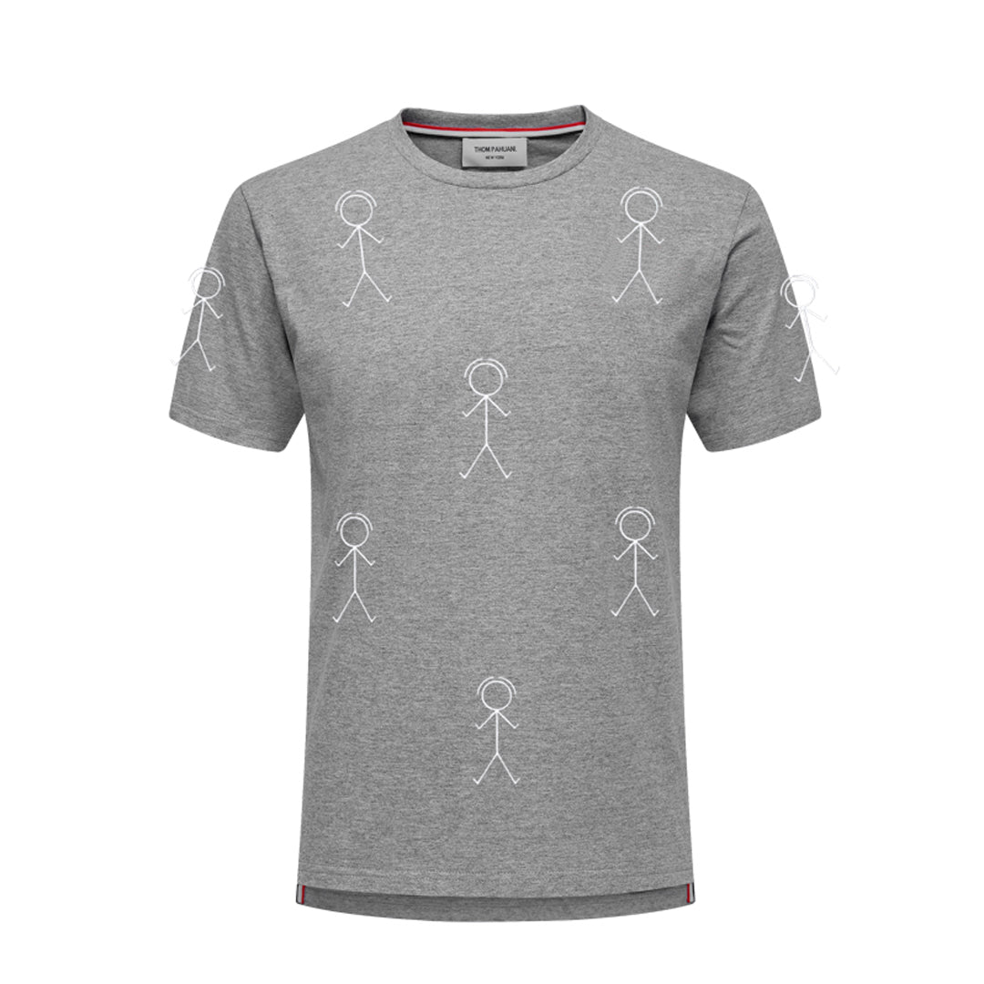 Thom Browne Puppy Print Cotton T-Shirt