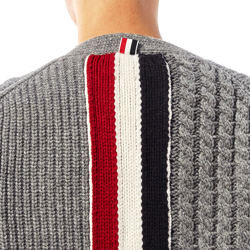 Thom Browne 2026SS Men's Wool Sweater - Classic Cotton Cardigan