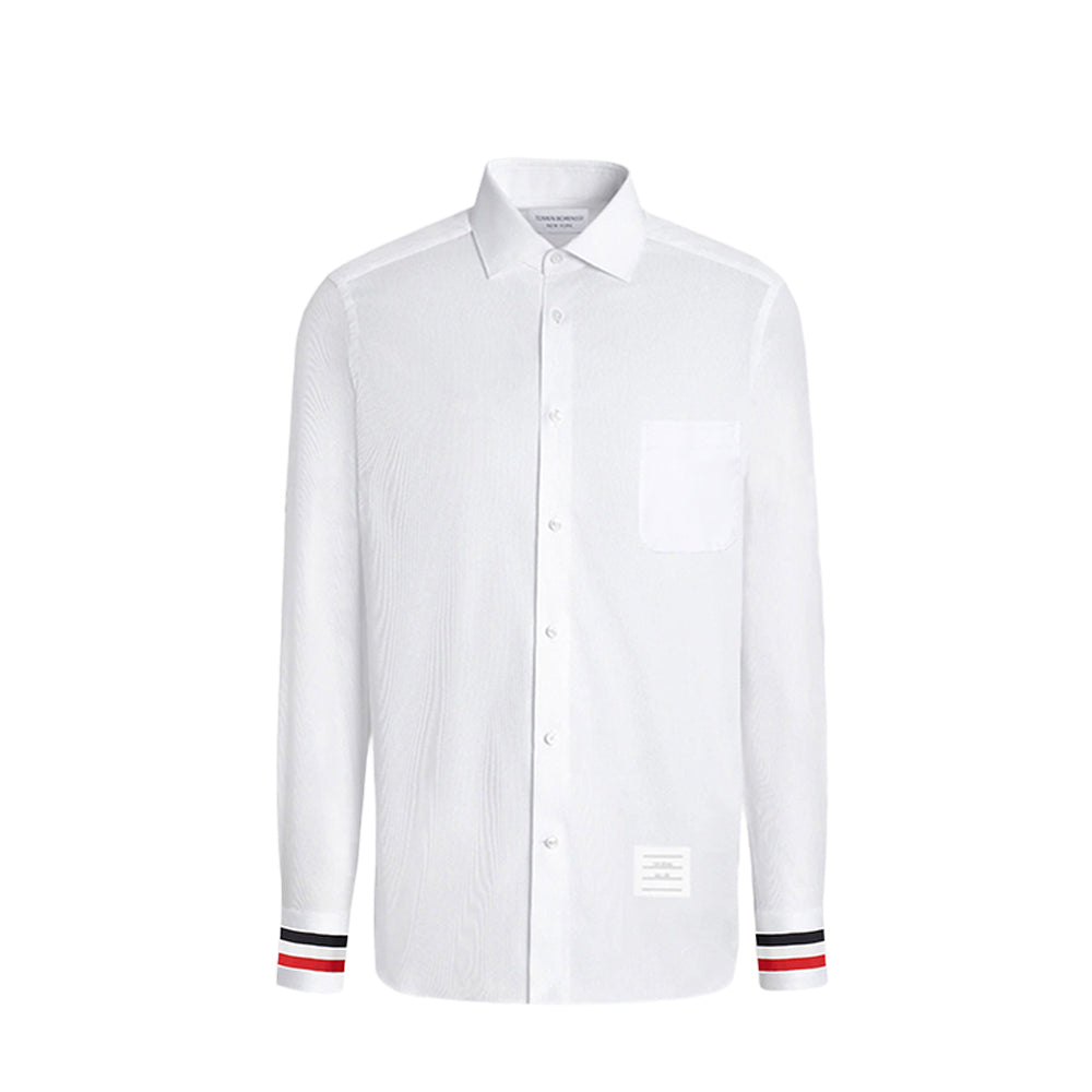 Thom Browne 2025 Spring Summer Men's Solid Cotton Shirt