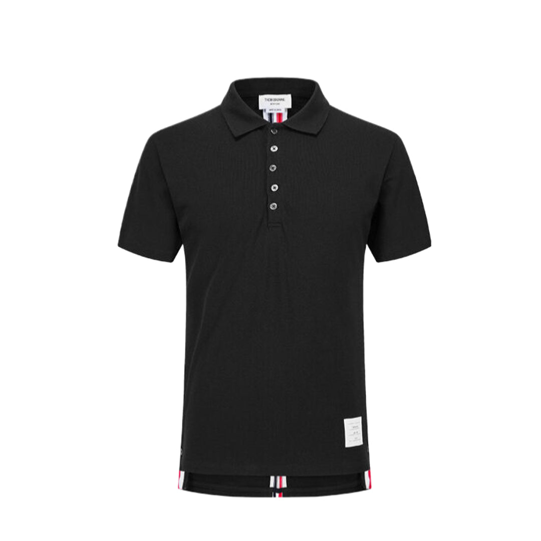 Thom Browne 2026SS 4-Bar Striped Polo Shirt