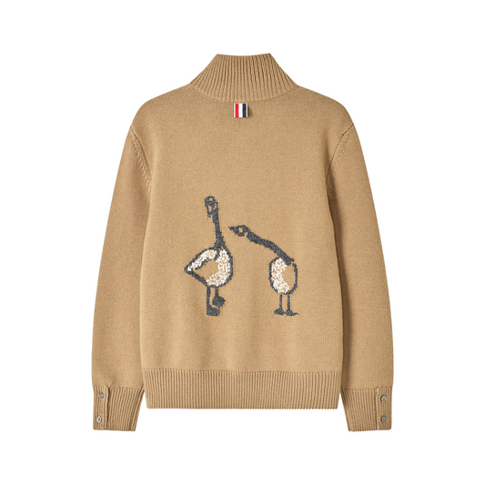 2025SS Goose Intarsia Sweater