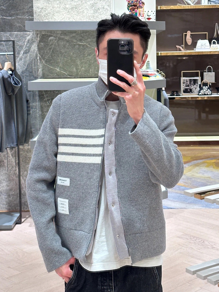 Thom Browne Unisex double-sided fake two-piece jacket