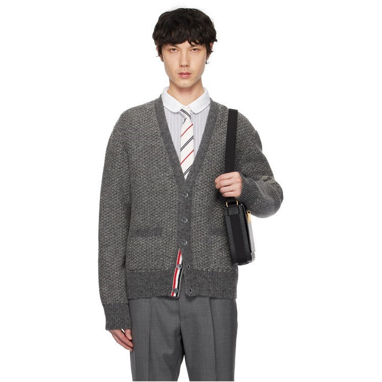 Thom Browne Snowflake Chunky Knit Cardigan
