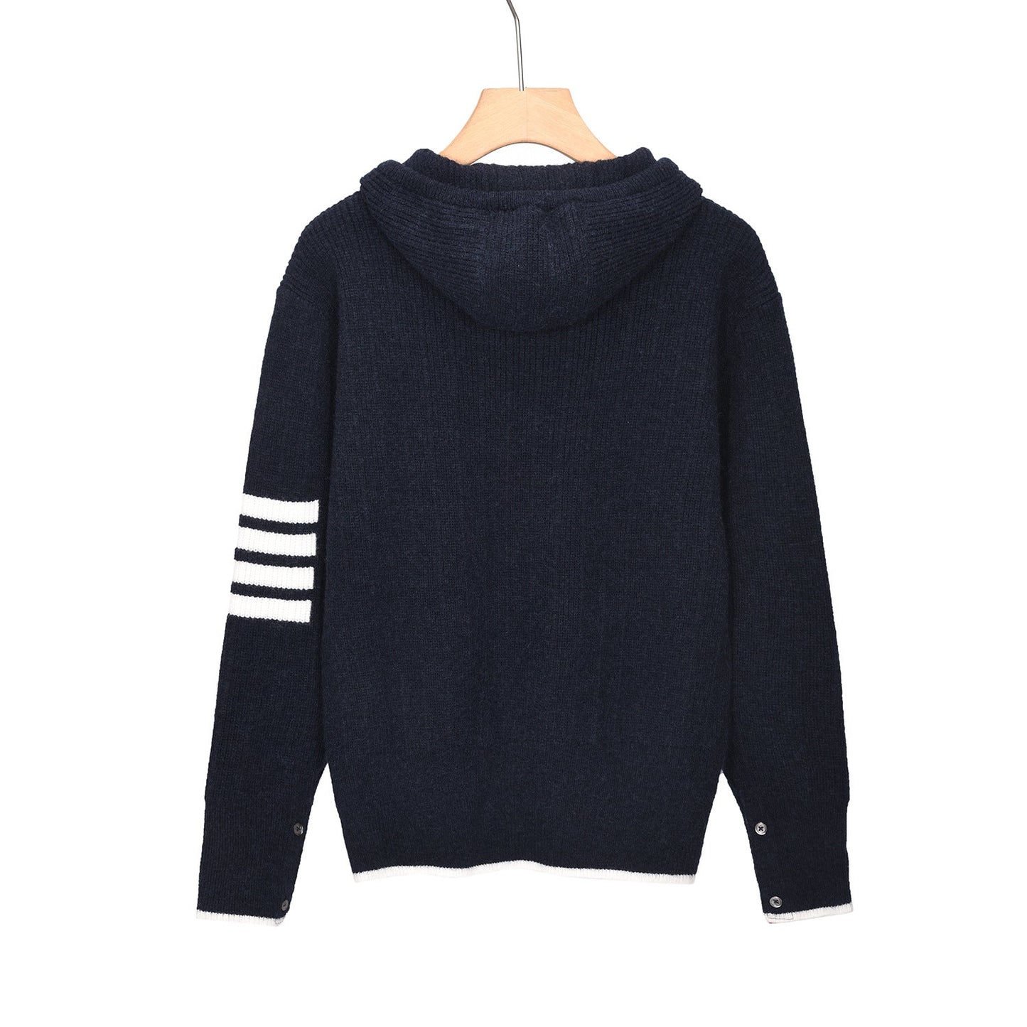 Thom Browne Classic Hooded Sweater - Premium Cotton Knit