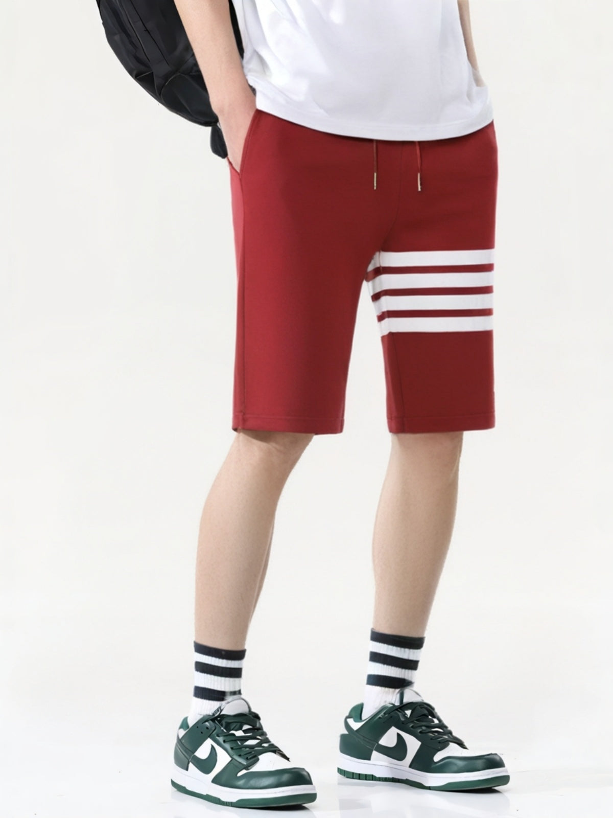 Thom Browne Unisex Classic 4-Bar Shorts