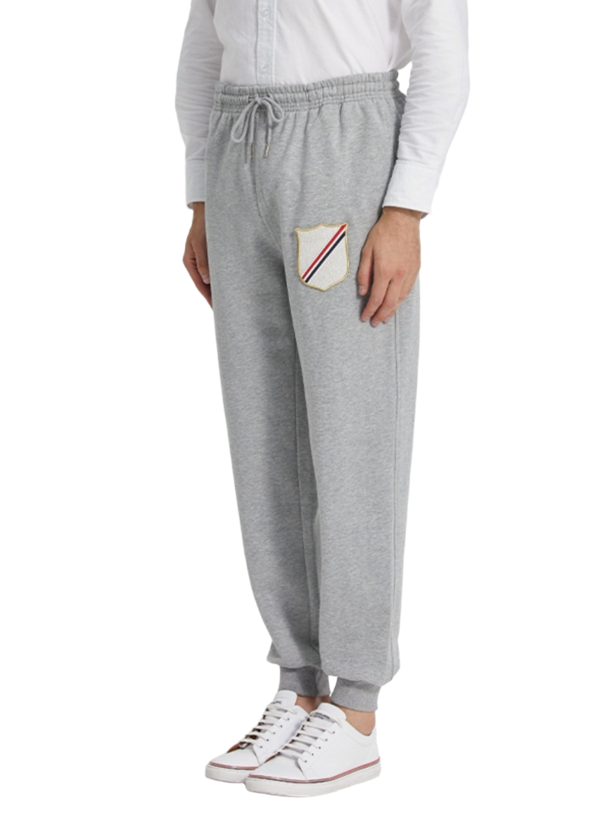 Thom Browne Four-Bar Side Stripe Athletic Sweatpants