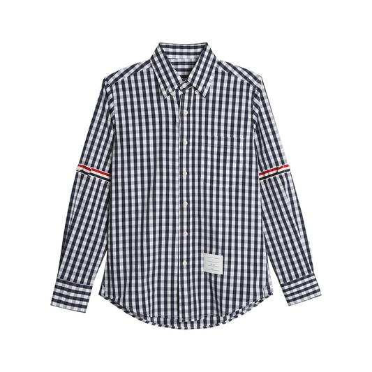 Thom Browne Couple plaid shirt