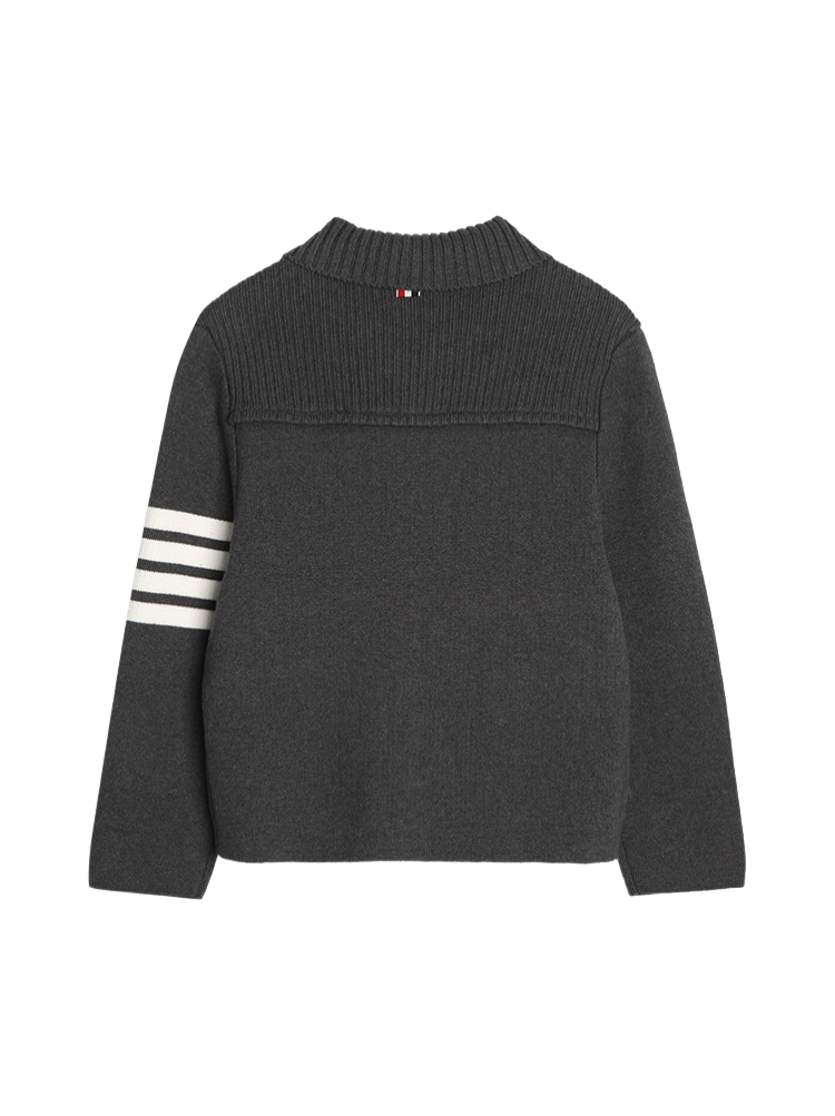 Thom Browne four-bar lapel sweater jacket