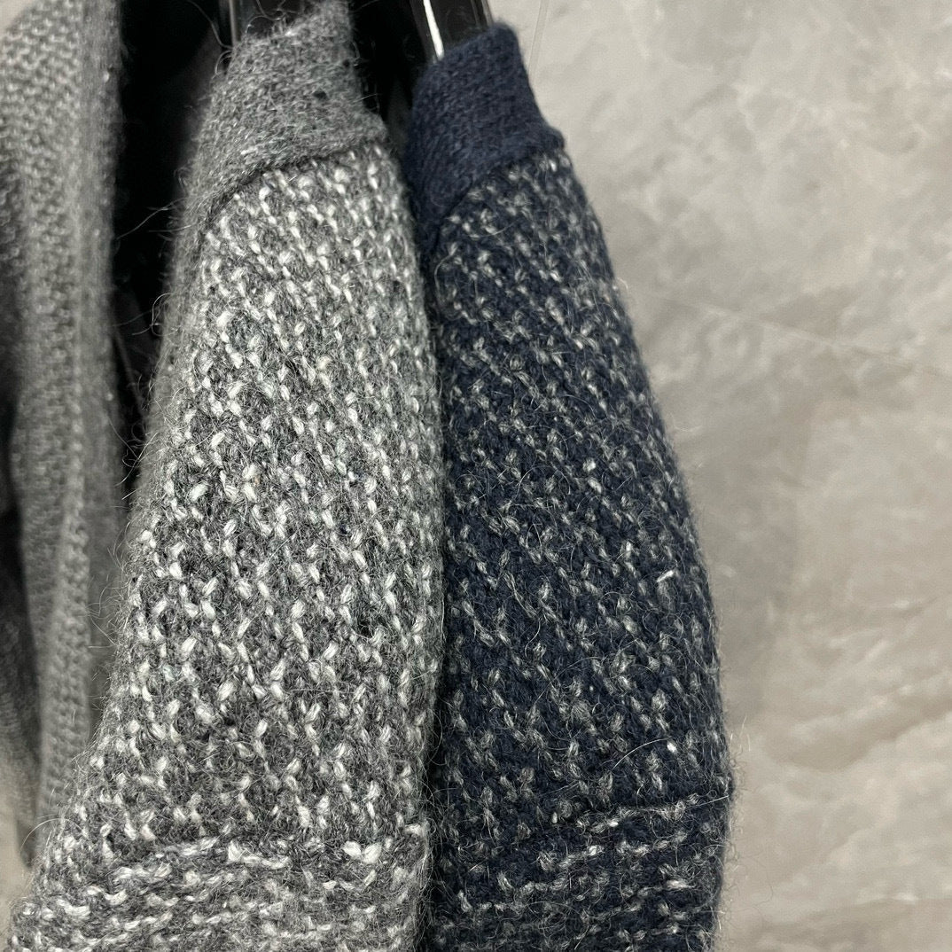 Thom Browne Snowflake Chunky Knit Cardigan