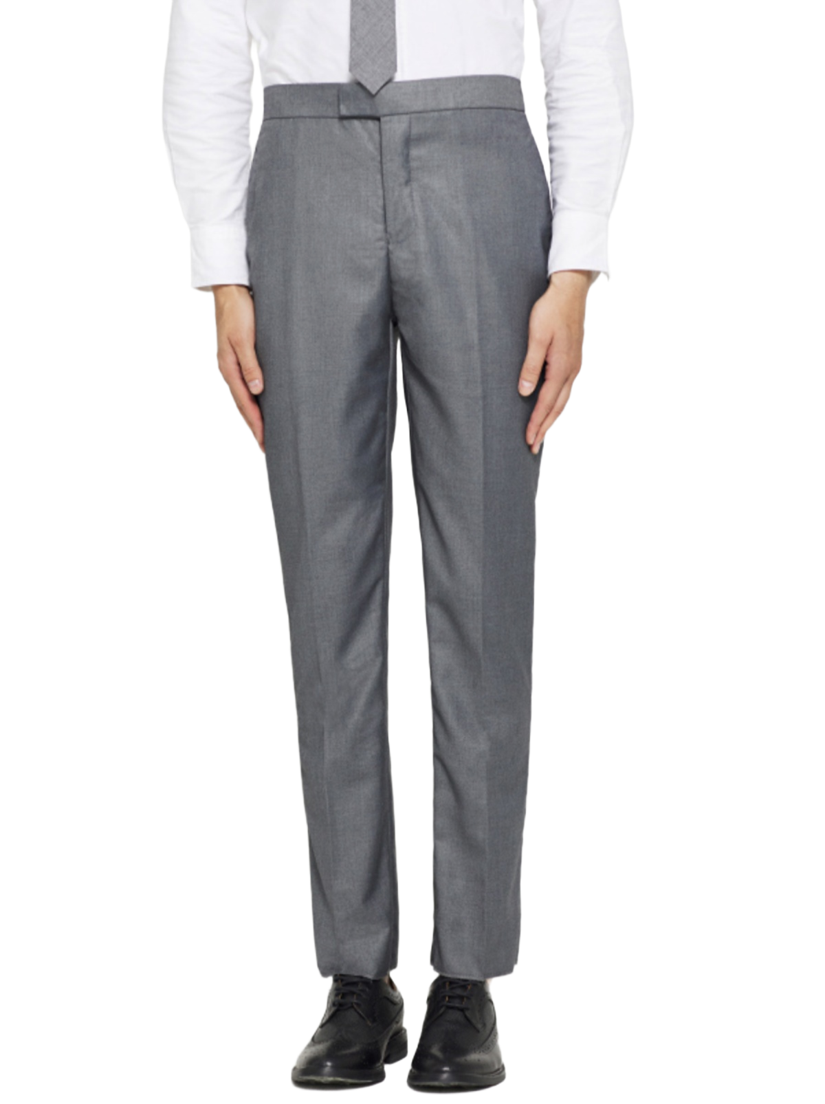 Thom Browne Single-Side Webbing Suit Pants