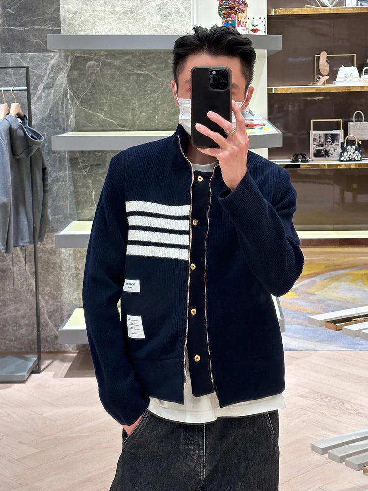 Thom Browne Unisex double-sided fake two-piece jacket