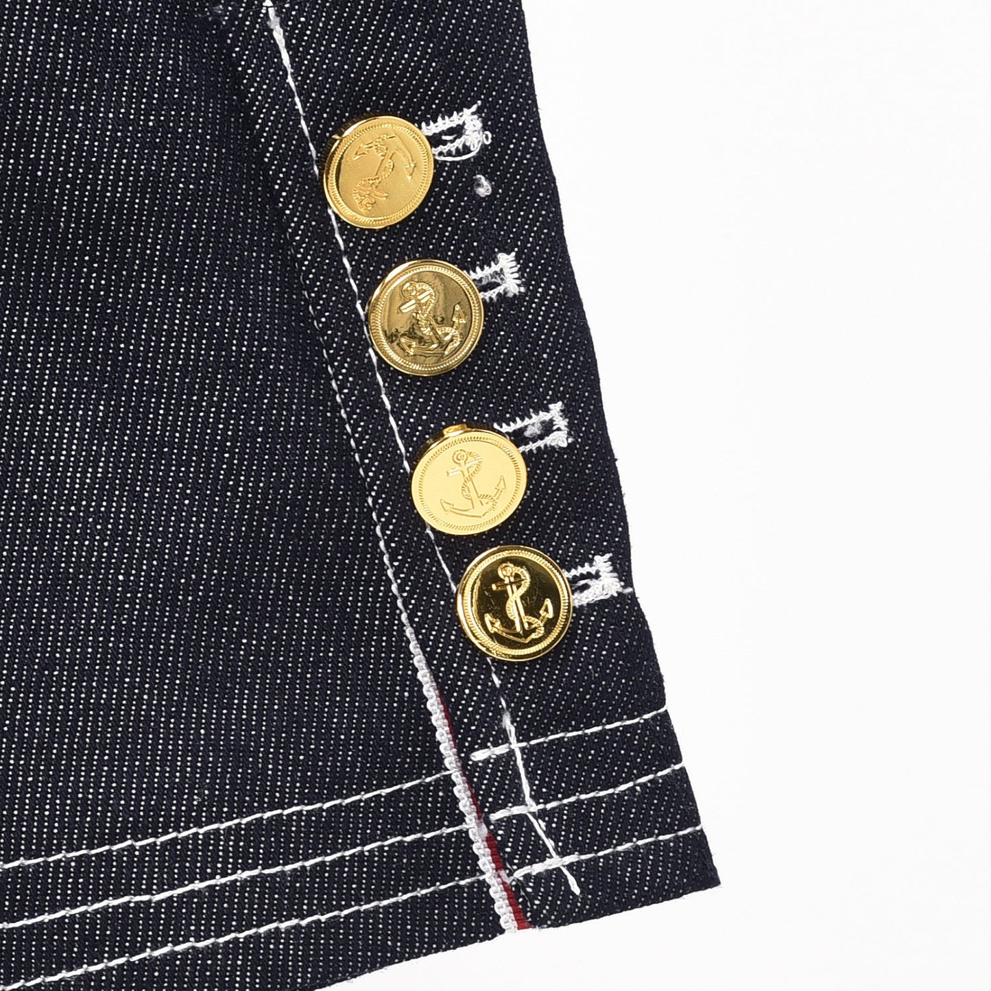 Thom Browne denim lapel jacket