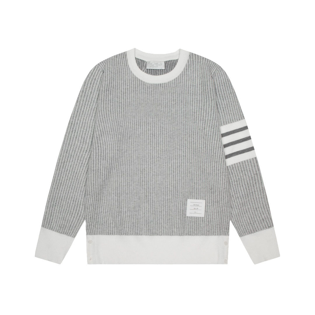 Thom Browne 2025 Colorblock Four-Bar Stripe Sweater