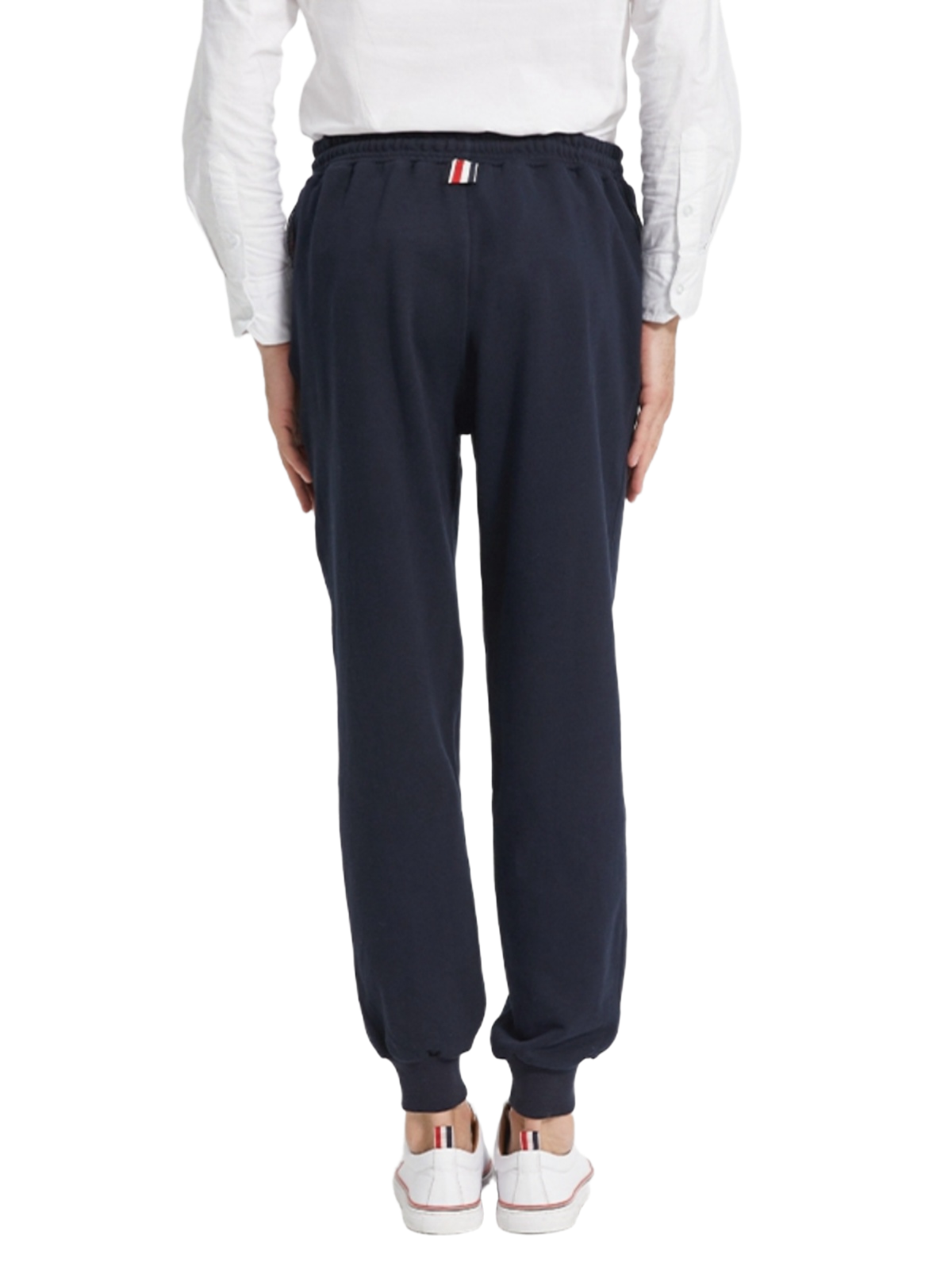 Thom Browne Four-Bar Side Stripe Athletic Sweatpants