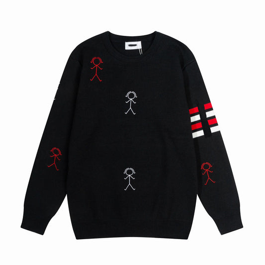 2025SS Stickman embroidered sweater