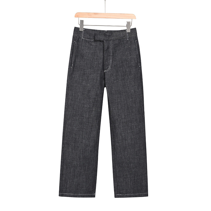 Thom Browne Men's Classic Straight Leg Jeans