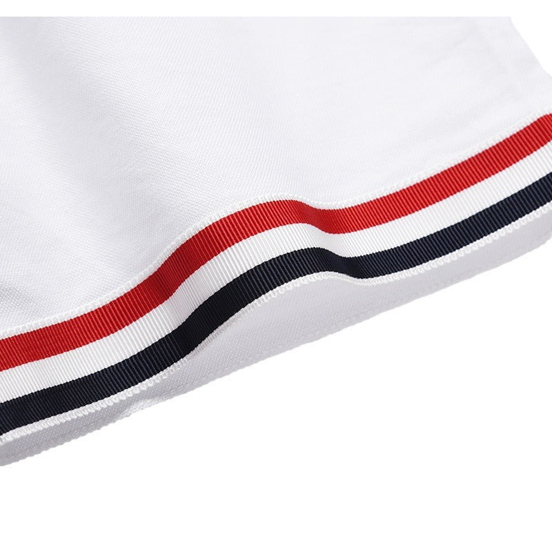 Thom Browne Spring Summer Unisex Zipper Short Sleeve Shirt