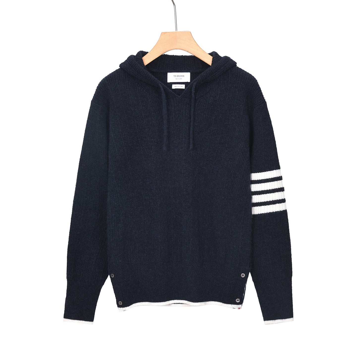 Thom Browne Classic Hooded Sweater - Premium Cotton Knit