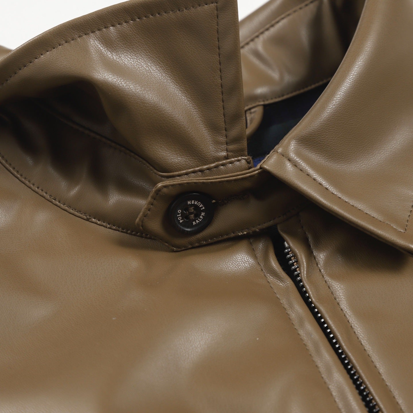 Ralph Lauren Men's Leather Jacket Coat