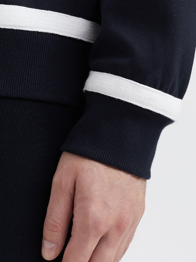 Thom Browne Men's Classic Stripe Zip-Up Top