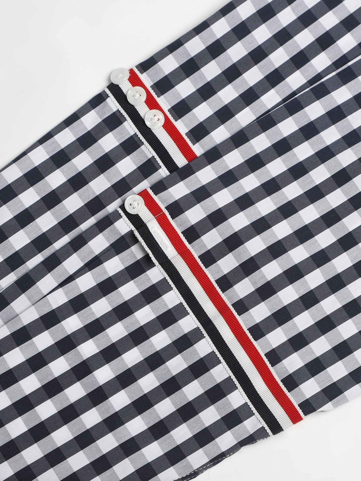 Thom Browne Couple plaid shirt