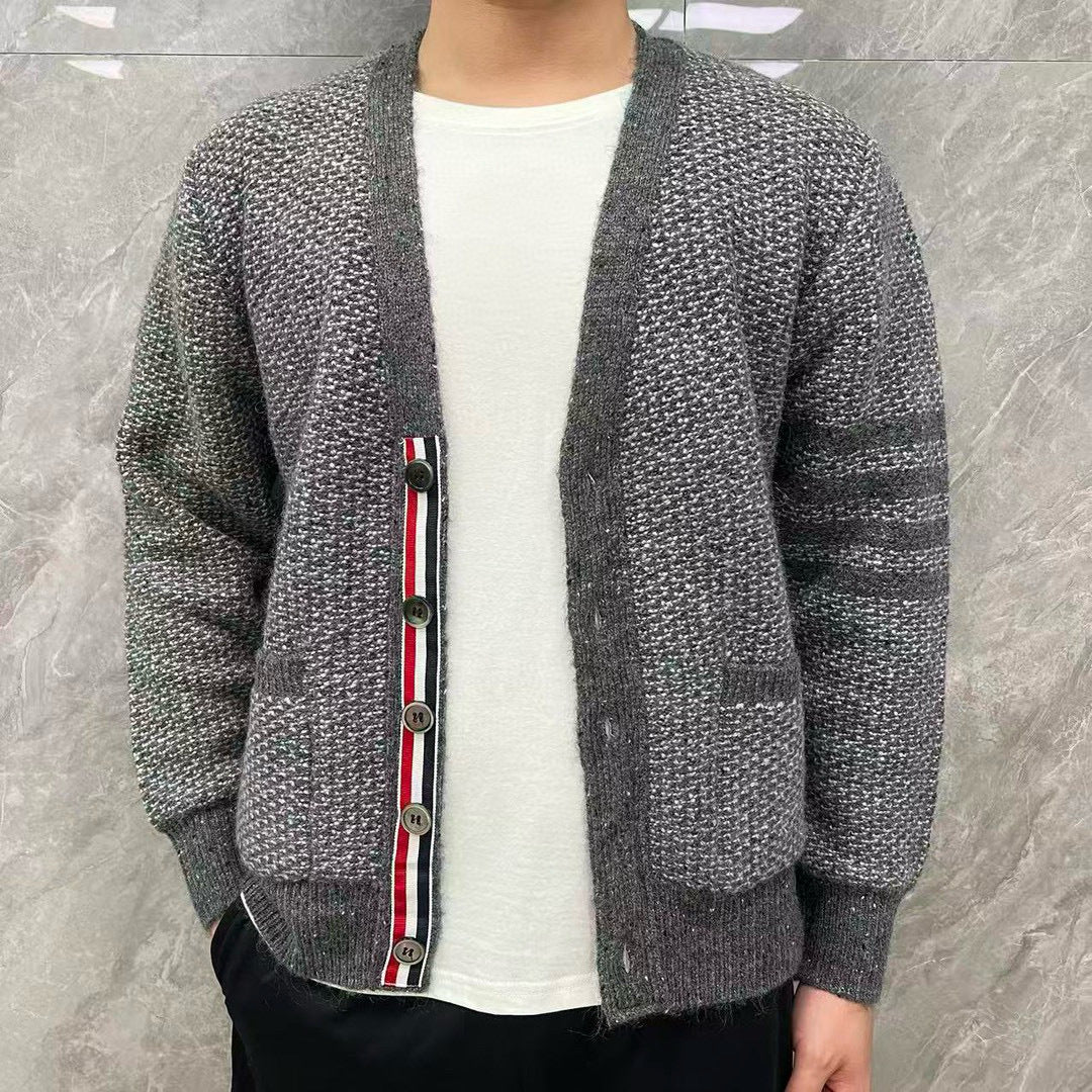 Thom Browne Snowflake Chunky Knit Cardigan