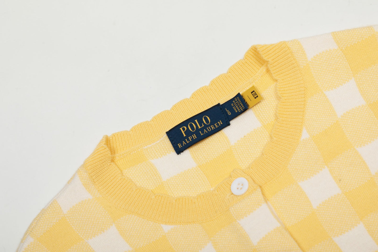 Ralph Lauren Women's Plaid Knit Cardigan