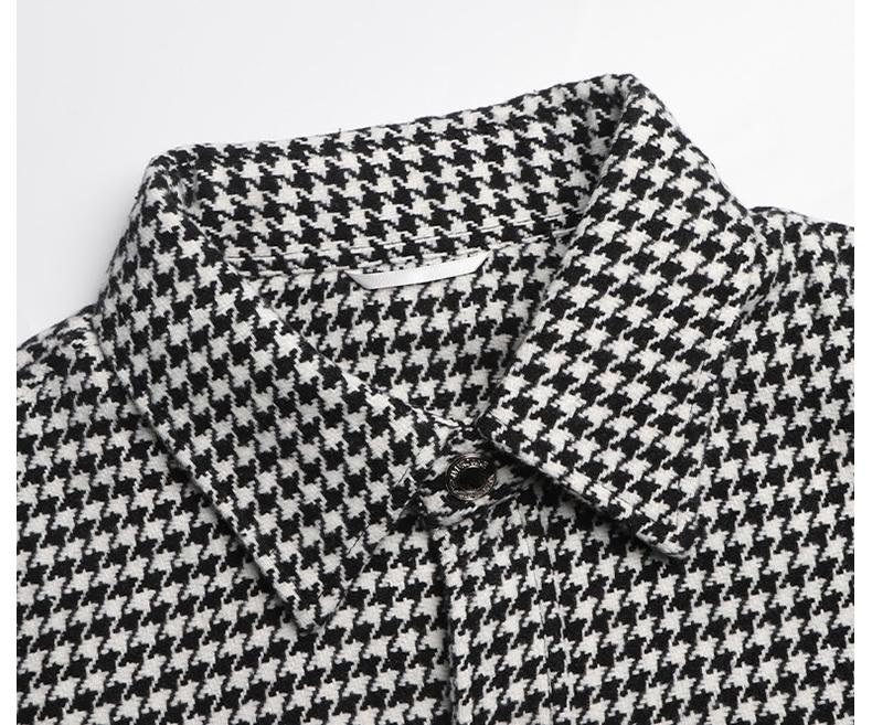 Thom Browne Men's Classic Houndstooth Shirt Jacket