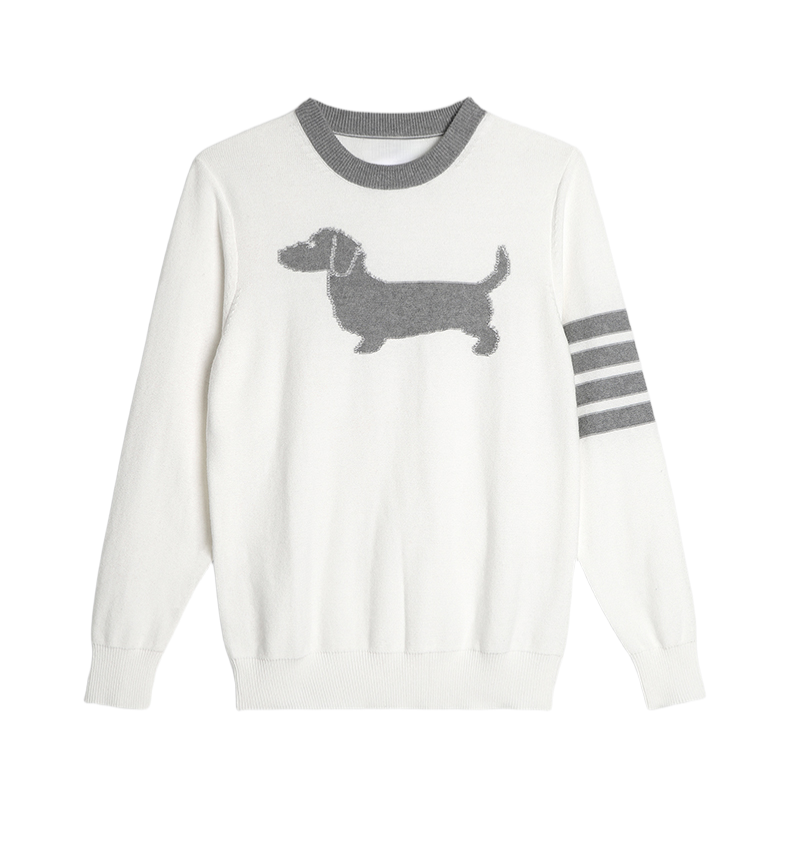 Thom Browne Puppy Crew Neck Sweater