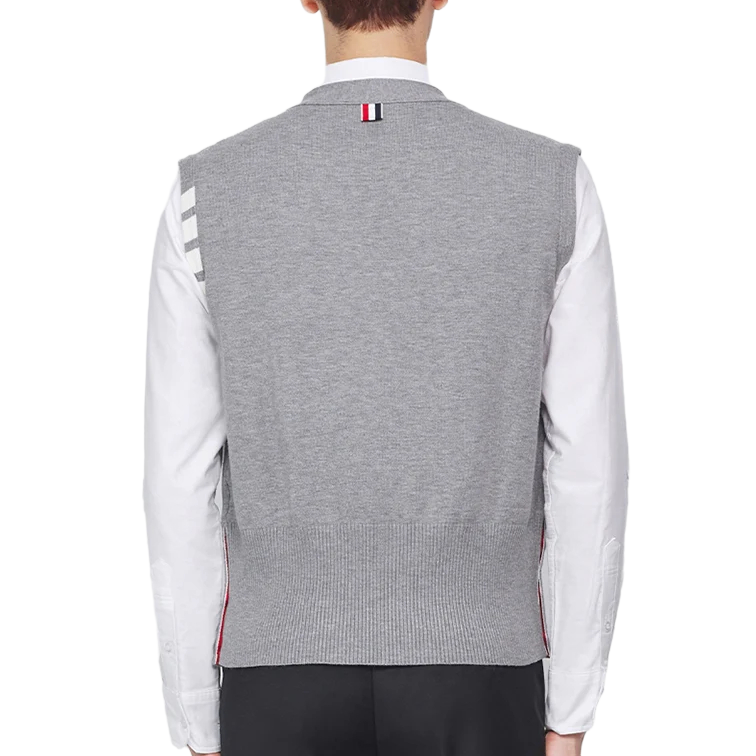 Thom Browne 2025SS Colorblock Four-Bar Stripe Sweater