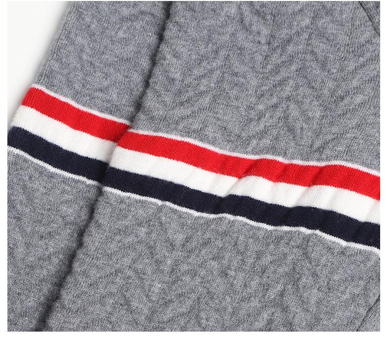 Thom Browne Unisex Herringbone Cardigan Jacket
