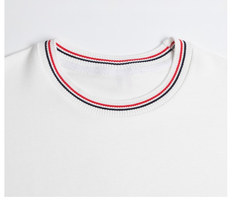 Thom Browne Water Ripple Crew Neck T-Shirt