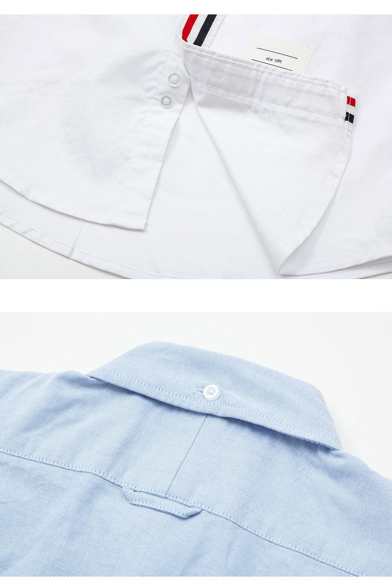Thom Browne Spring Summer Men's Placket Ribbon Shirt