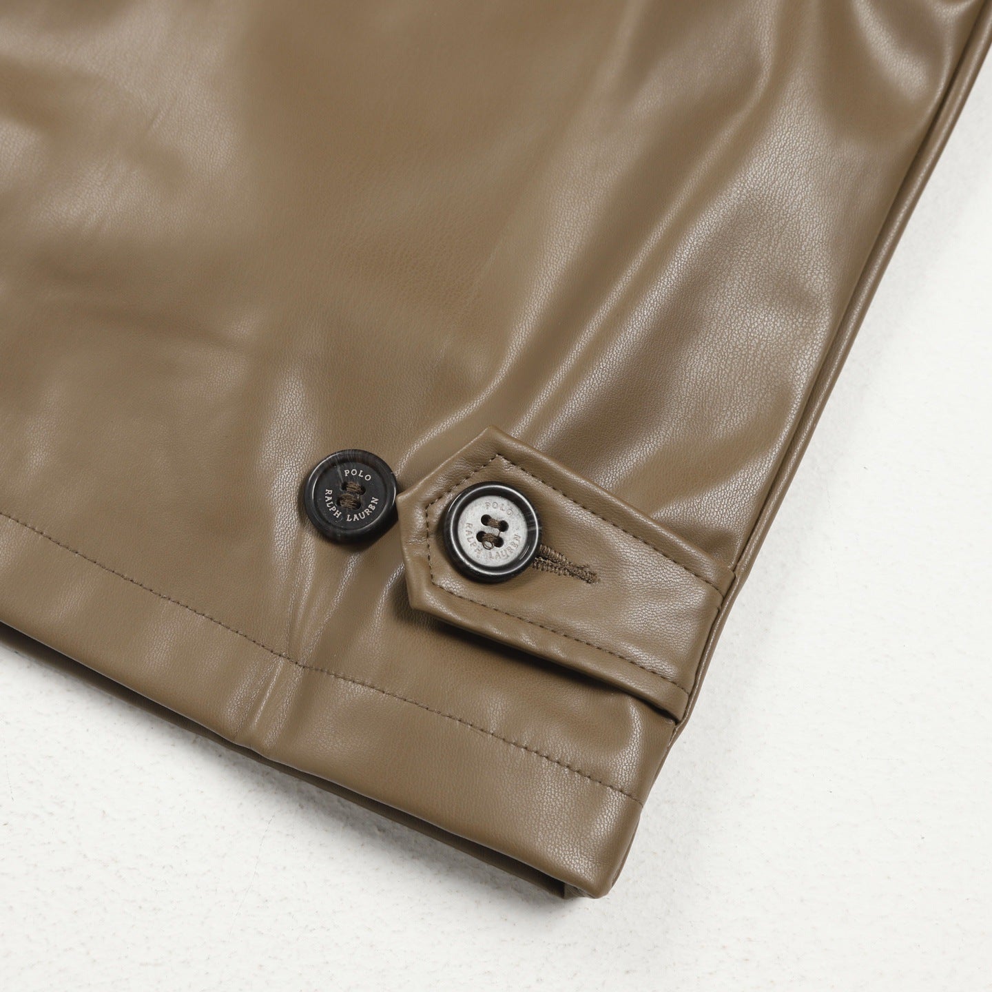 Ralph Lauren Men's Leather Jacket Coat