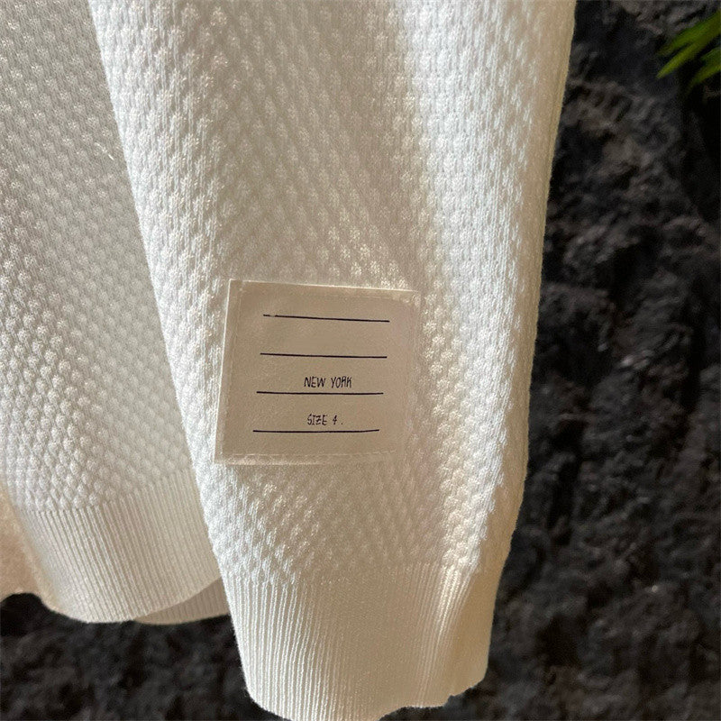 Classic Four-Bar Stripe Polo Tee