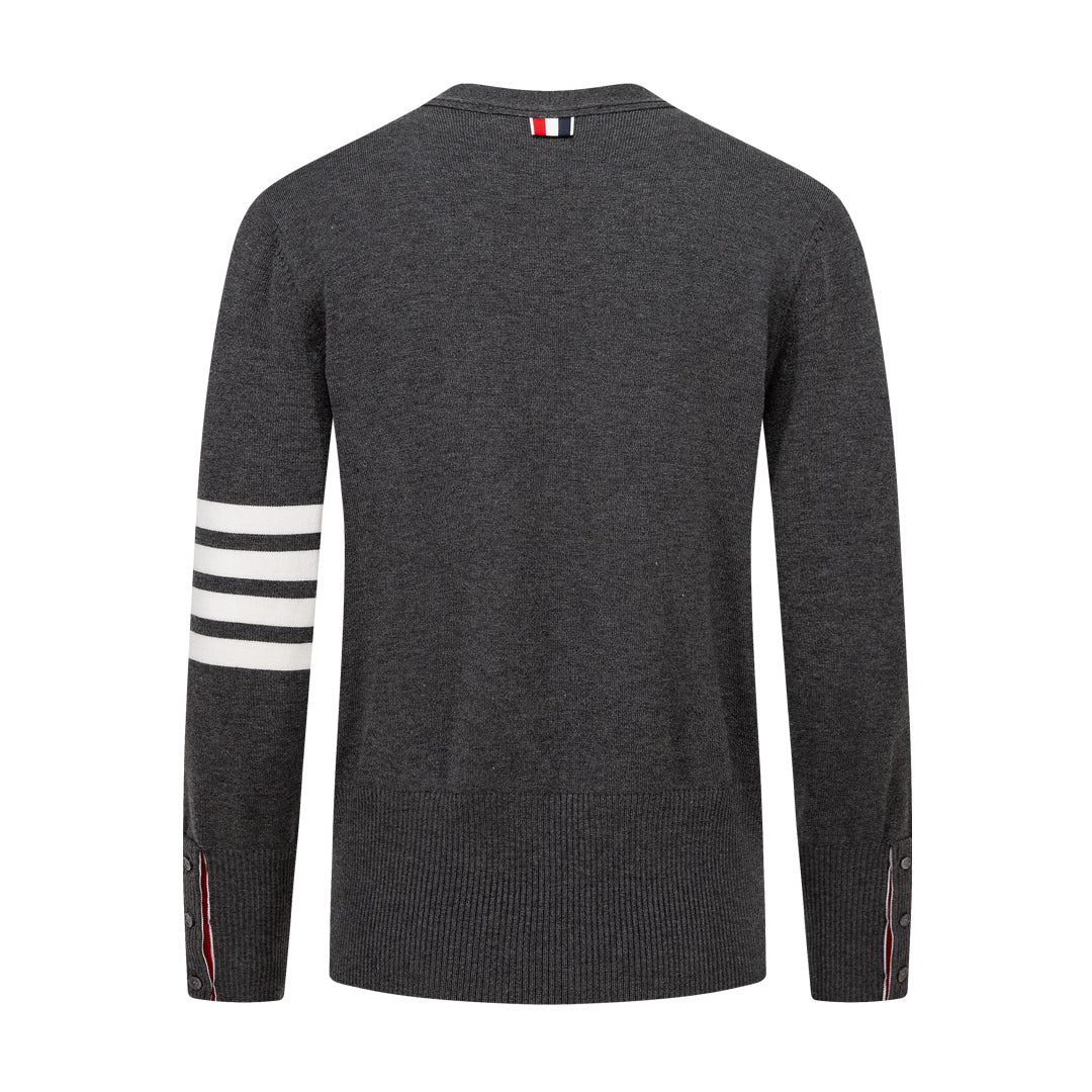 Thom Browne Chunky Knit Sweater Jacket