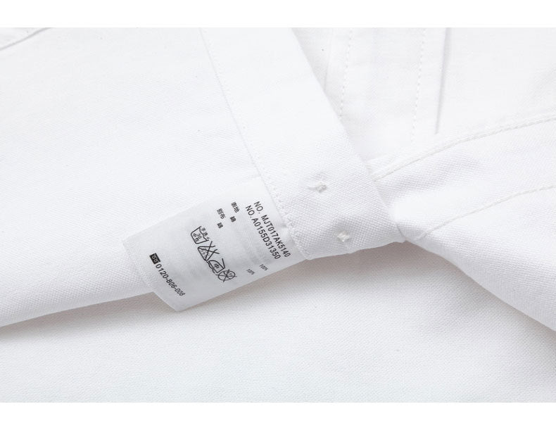 Thom Browne  Spring Summer Men's White Shirt with Ribbon Detail