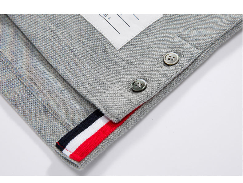 Thom Browne 2026SS 4-Bar Striped Polo Shirt