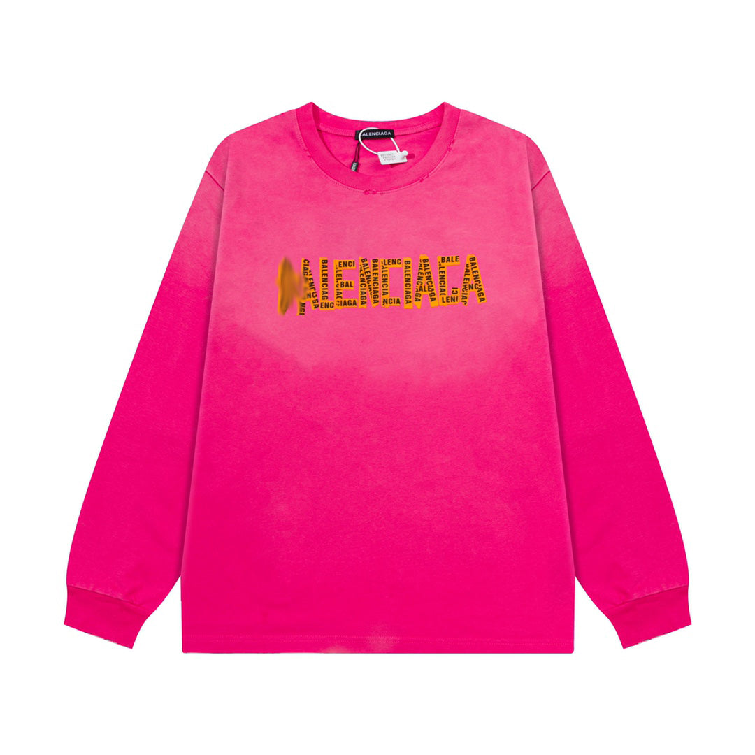 Balenciaga Couples Print Sweatshirt