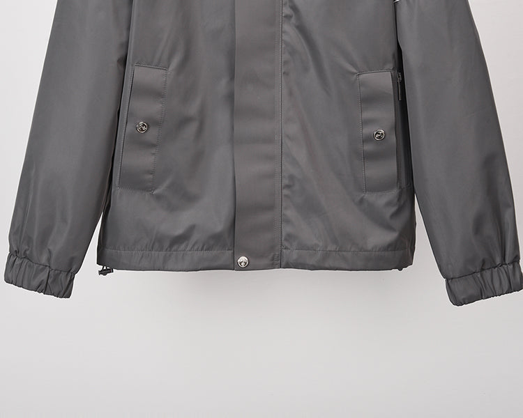 Thom Browne Men's Hooded Windproof Outdoor Jacket