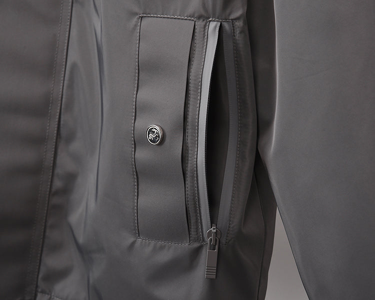 Thom Browne Men's Hooded Windproof Outdoor Jacket