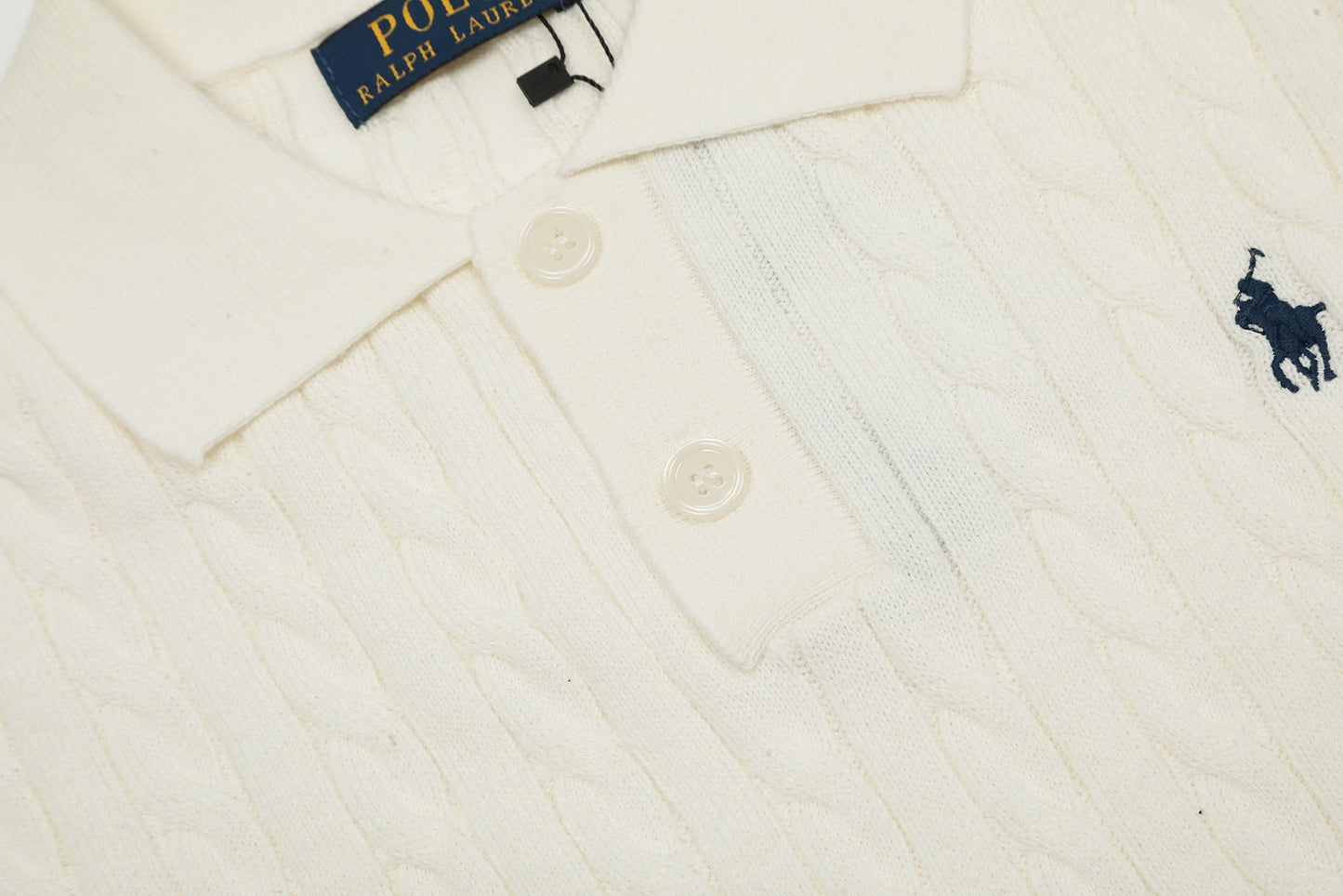 Ralph Lauren Women's Cable Knit Polo shirt