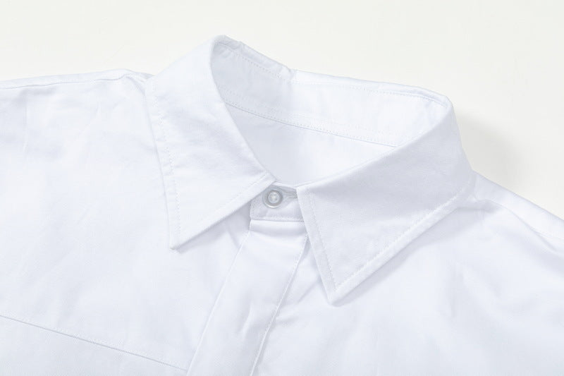 Thom Browne Puppy Print Back Slit Long Sleeve Shirt