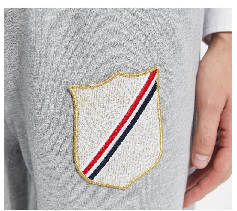 Thom Browne Four-Bar Side Stripe Athletic Sweatpants