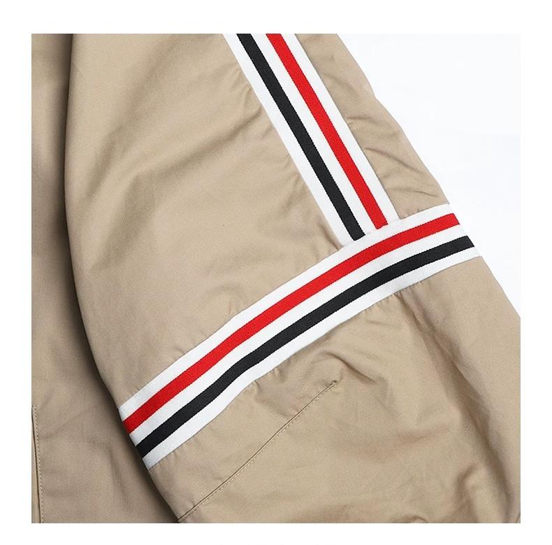 Thom Browne Men's windproof hooded work jacket