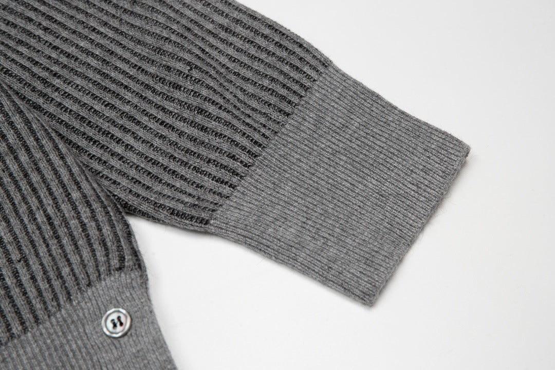 Thom Browne 2025 Colorblock Four-Bar Stripe Sweater