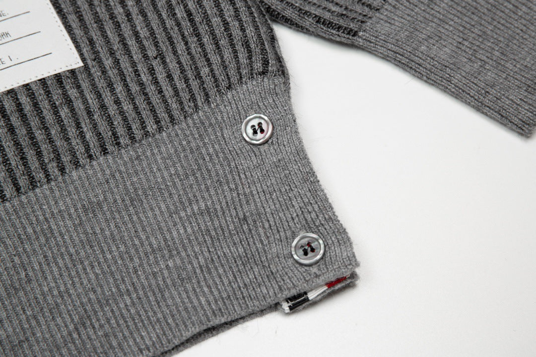 Thom Browne 2025 Colorblock Four-Bar Stripe Sweater