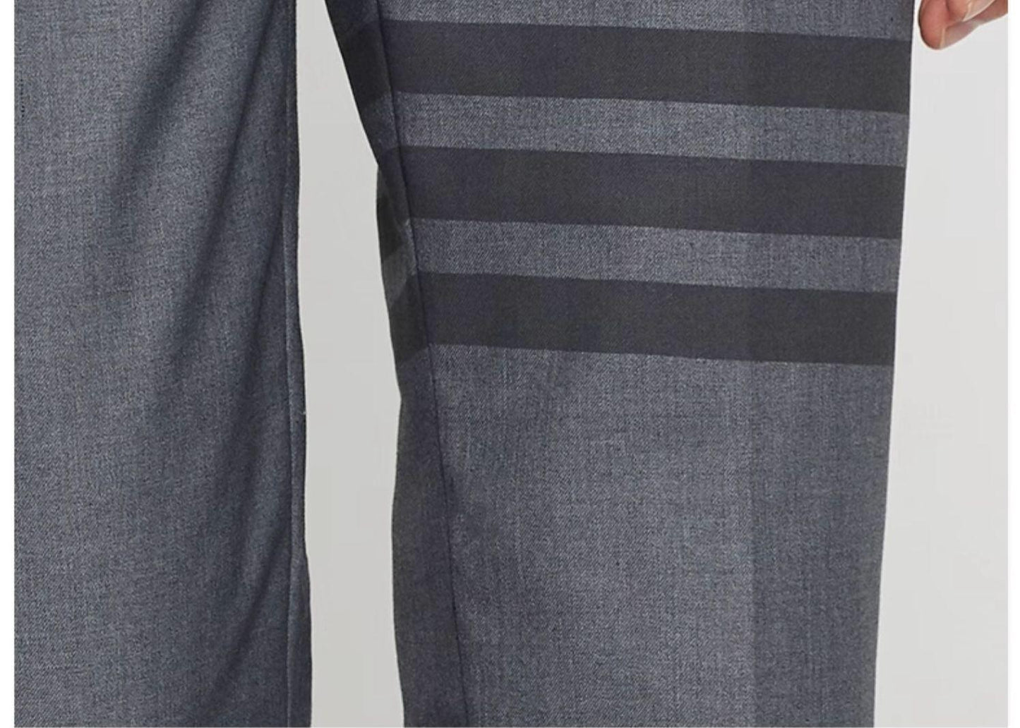 Thom Browne Classic Four-Bar Tailored Suit Trousers